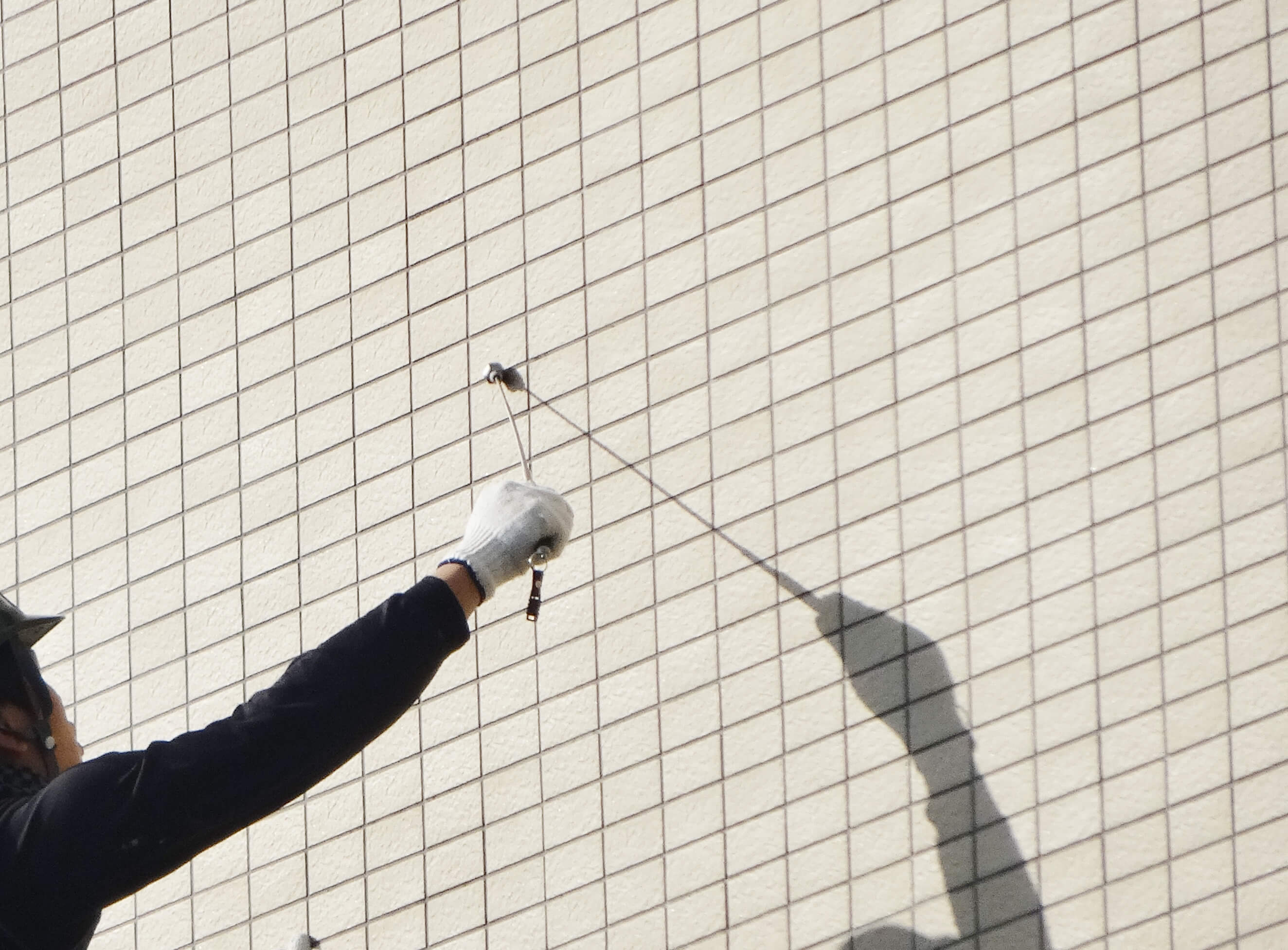 タイル部打診調査画像